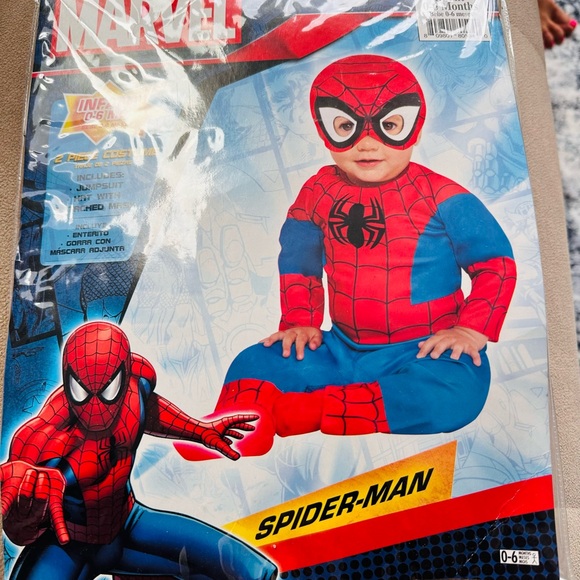 Marvel Spider-Man Infant Costume - Red and Blue NEW - Picture 1 of 2